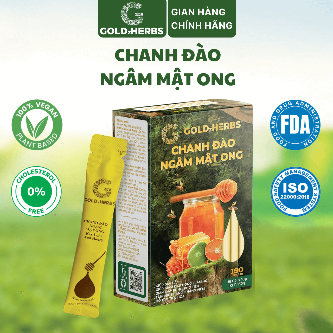 Chanh đào ngâm mật ong - Hộp 2 Chanh đào ngâm mật ong - 1