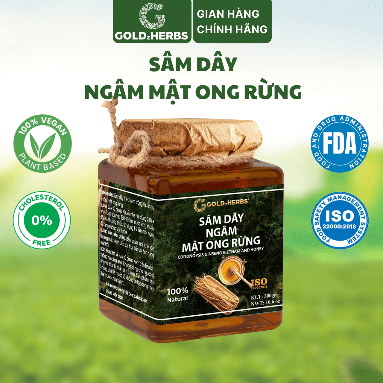 Saffron, nano curcumin ngâm mật ong rừng